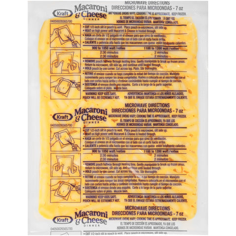Macaroni & Cheese Frozen Pouch Pack