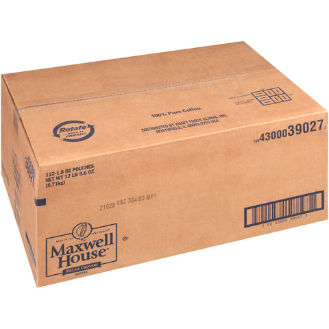 Maxwell House Special Delivery Ground Coffee - 1.8 oz. filter pack, 112 packs per case