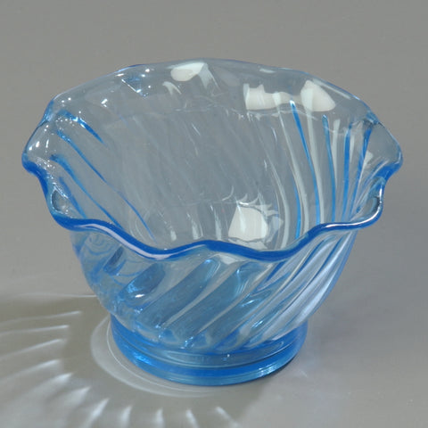 Dish Dessert Tulip Ice Blue 5 Oz