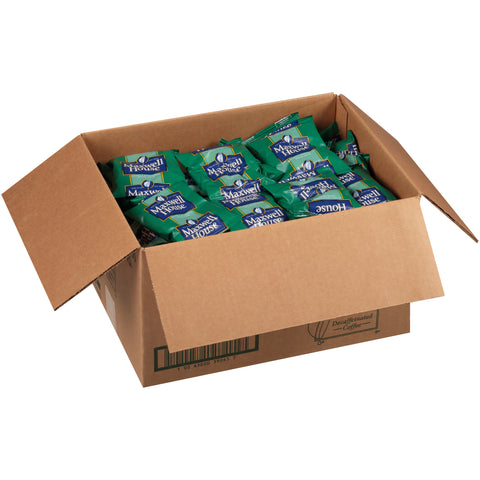 Maxwell House Decaffeinated Super High Yield Coffee - 1.7 oz. fractional pack, 96 packs per case