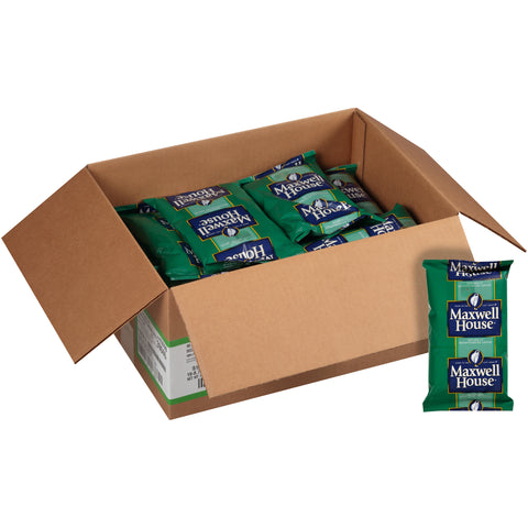 Maxwell House Decaffeinated Super High Yield Coffee - 8.75 oz. fractional pack, 19 packs per case