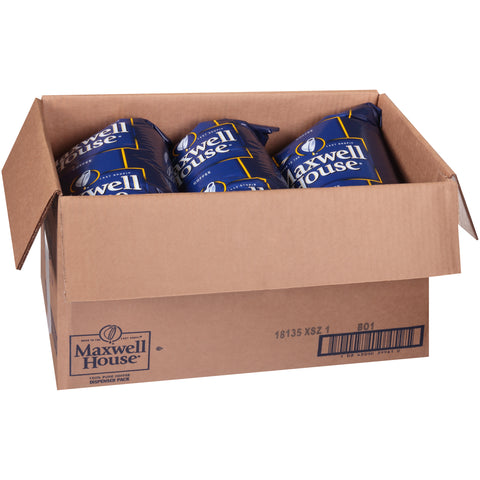 Maxwell House Dispenser Pack Ground Coffee - 4 lb. bag, 6 bags per case