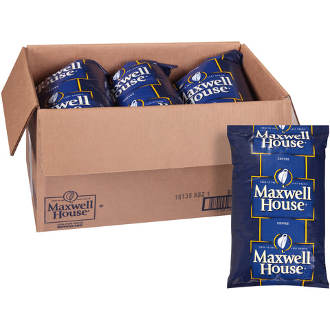 Maxwell House Dispenser Pack Ground Coffee - 4 lb. bag, 6 bags per case