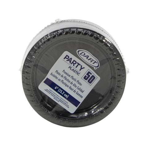 Solo® PLATE PLASTIC BLACK 6