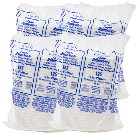 Platter Foam Non-laminated White 9