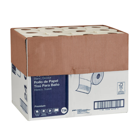 Tork Premium TOILET TISSUE WHITE 2-PLY 3.8X4.9
