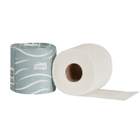 Tork White 2 Ply Premium Soft Bath Tissue Roll, 4 inch x 125 feet