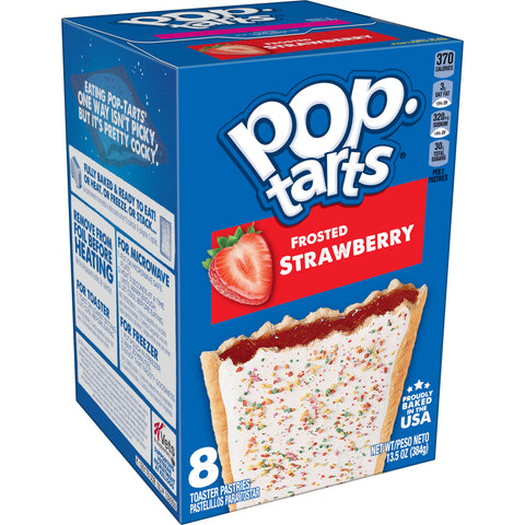 Kelloggs Frosted Strawberry Pop Tarts, 13.5 Ounce -- 12 per case
