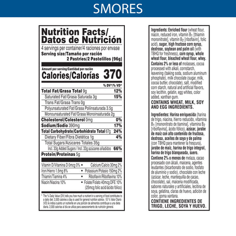 Pastry Pop-tarts Smores Frosted