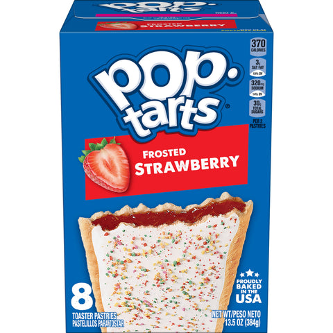 Kelloggs Frosted Strawberry Pop Tarts, 13.5 Ounce -- 12 per case