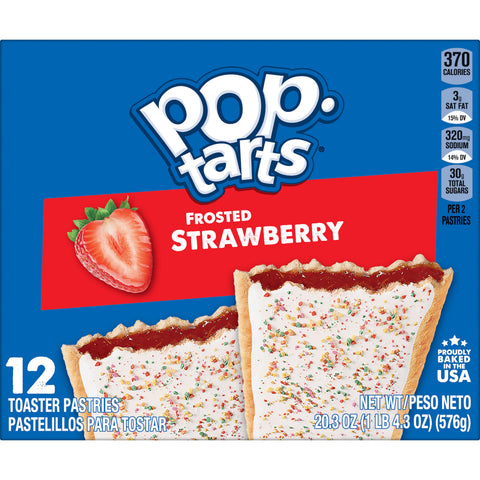 Poptart Strawberry Frosted 12 Ct