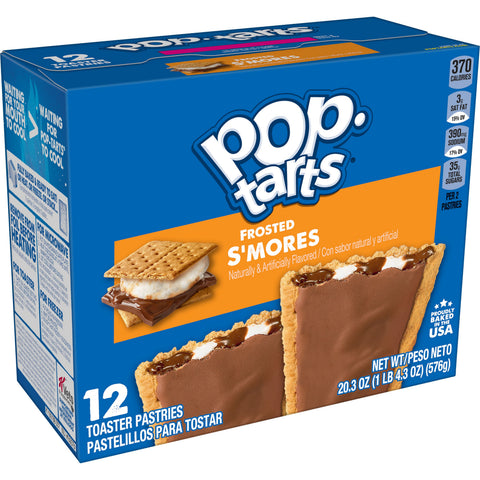 Kellogg's® PASTRY POP TART SMORES FROSTED 1.69 OZ SHELF STABLE TWIN PACK