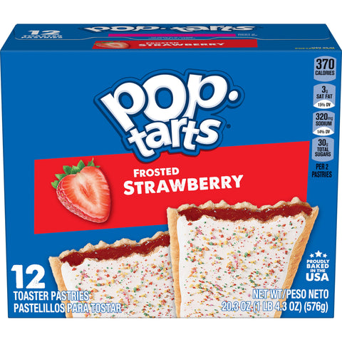 Poptart Strawberry Frosted 12 Ct