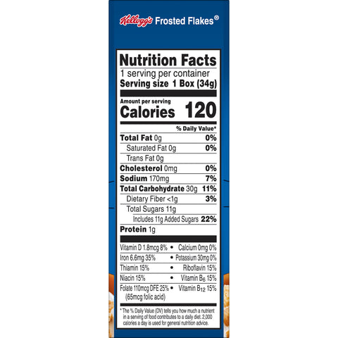 Cereal Frosted Flakes, 1.2 Ounce Each -- 70 Per Case