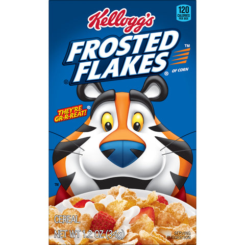 Cereal Frosted Flakes, 1.2 Ounce Each -- 70 Per Case