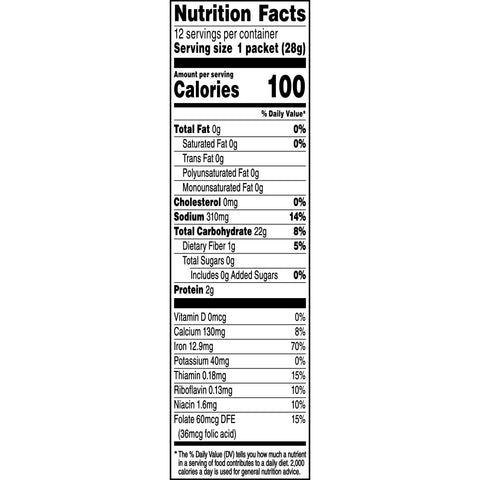 Quaker® CEREAL GRITS INSTANT REGULAR