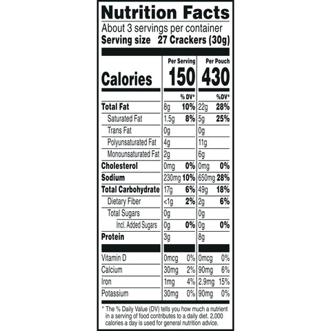 Cracker Cheez-it Original Baked Snack Cheese