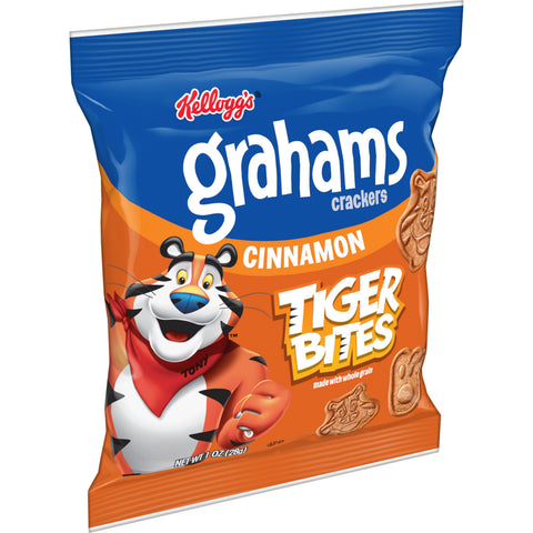 Kelloggs Tiger Bites Cinnamon Graham Crackers, 1 Ounce -- 150 per case