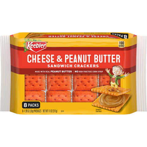 Keebler® CRACKER CHEESE & PEANUT BUTTER SANDWICH