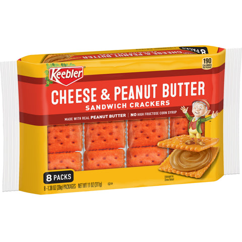 Keebler® CRACKER CHEESE & PEANUT BUTTER SANDWICH