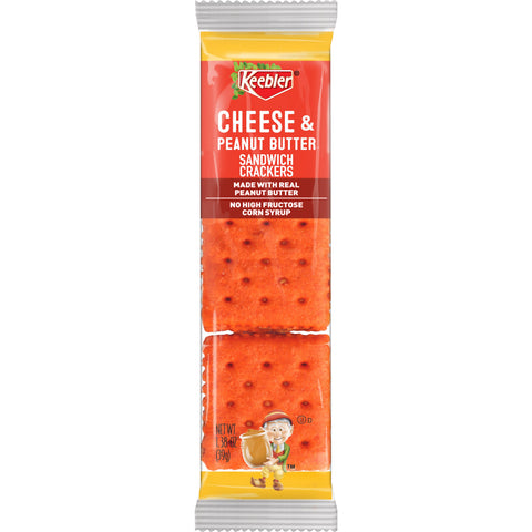 Keebler® CRACKER CHEESE & PEANUT BUTTER SANDWICH