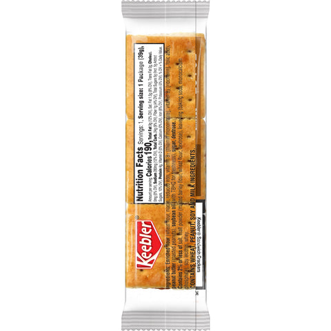 Keebler Toast and Peanut Butter Sandwich Cracker, 8 Ounce -- 12 per case.