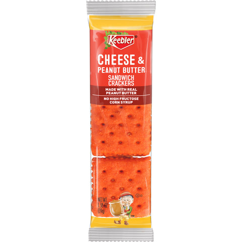 Keebler® CRACKER CHEESE & PEANUT BUTTER SANDWICH