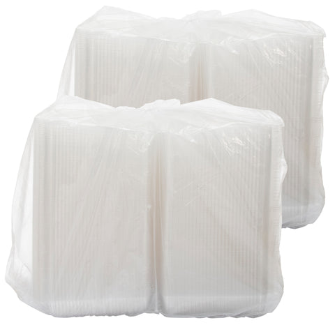 Dart CONTAINER PLASTIC CLEAR HINGED 9X9.5X4