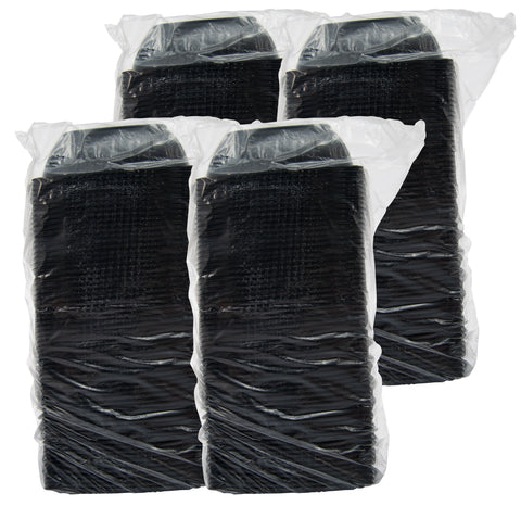Bowl Square Plastic Black 48 Oz