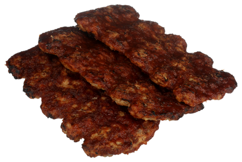 Rowdie Rib Boneless Sweet Baby Rays Pork Rib Patty, 3.5 Ounce -- 52 per case.