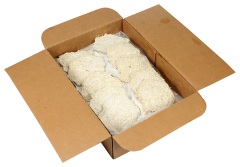 Advancepierre™ BEEF PATTIE CHUCK WAGON STYLE WESTERN BREADED 4 OZ 10000010478