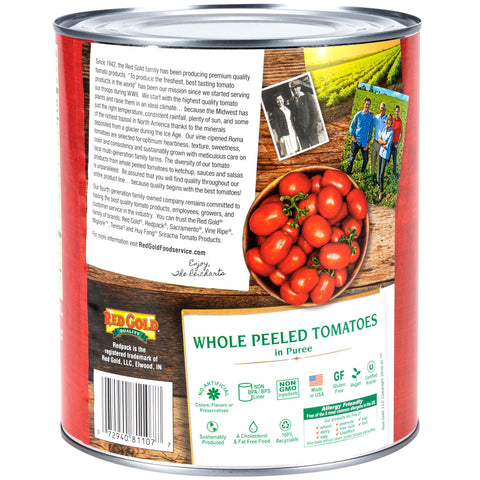 RedPack TOMATO WHOLE PEELED IN PUREE