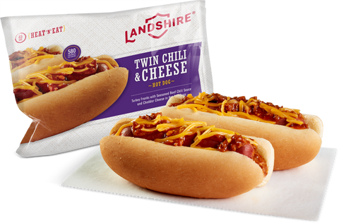 Landshire Classic™ CHILI DOG W/ CHEESE PREMIUM QUALITY LANDSHIRE CLASSIC™ TWIN IW 8 OZ10000001436