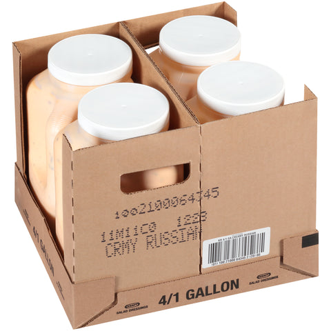 Kraft Creamy Russian Dressing, 1 Gallon -- 4 Case