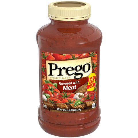 Prego Flavored with Meat Italian Sauce, 45 Ounce -- 6 per case