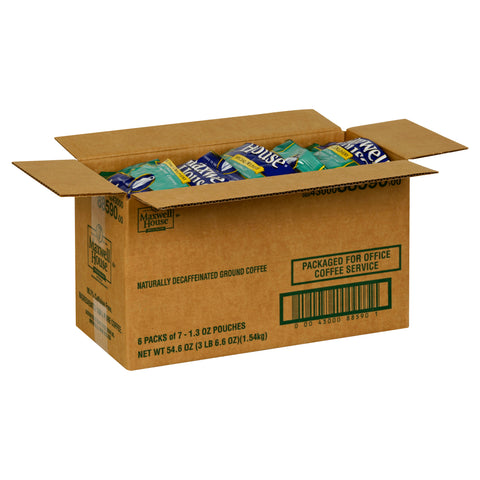 Maxwell House Decaf Special Delivery Ground Coffee - 1.3 oz pack, 42 packs per case
