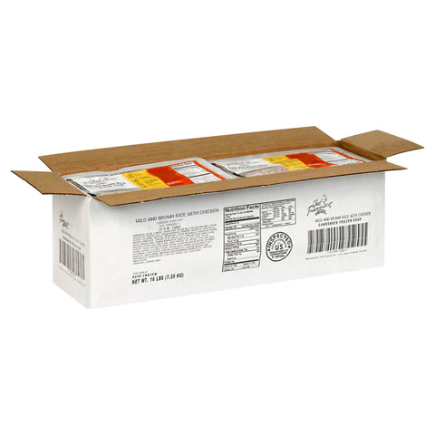 Chef Francisco Wild and Brown Rice with Chicken Soup, 4 Pound -- 4 per case