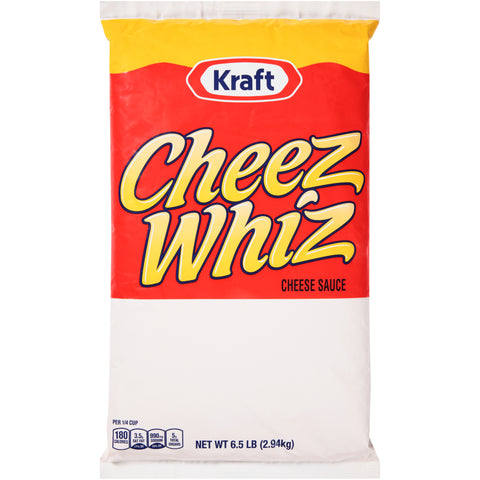 Cheez Whiz Original Cheese Sauce, 6.5 Pound Pouch -- 6 per case.
