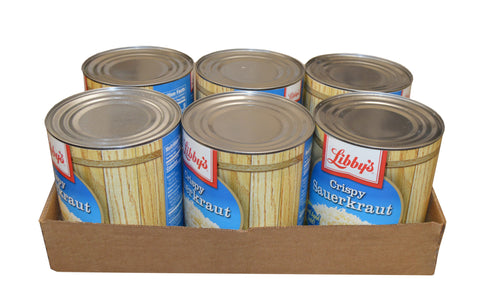 Libbys Fancy Sauerkraut - no. 10 can, 6 cans per case