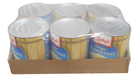 Libbys Fancy Sauerkraut - no. 10 can, 6 cans per case