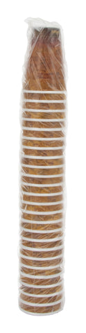 Dart Stock Printed Fusion Paper Wrapped Expanded Polystyrene Brown and Black Foam Hot/Cold Cup, 16 Ounce -- 1000 per case