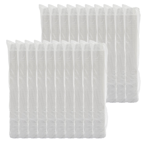 Container Foam Squat White 3.5 Oz
