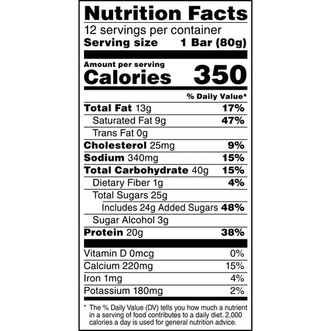 Gatorade PROTEIN BAR RECOVER CHOCOLATE PEANUT BUTTER