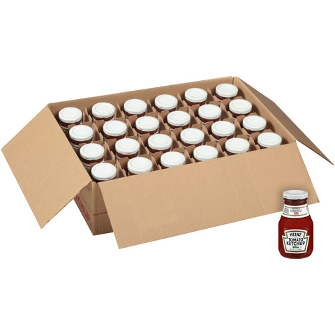 Heinz Ketchup, Wide Mouth Glass, 12 Ounce -- 24 per Case
