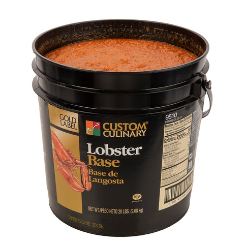 Custom Culinary Gold Label Lobster Base, 20 Pound.