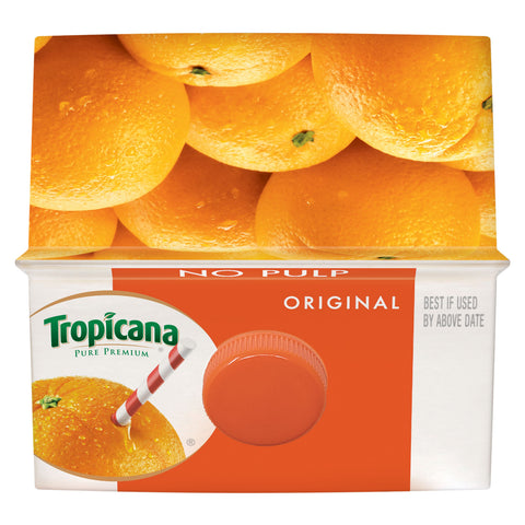 Tropicana Pure Premium Juicy Rewards No Pulp Original Orange Juice, 59 Fluid Ounce -- 8 per case.