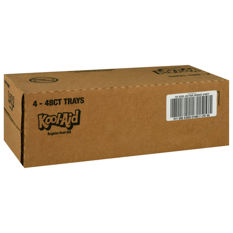 Kool-Aid Orange Unsweetened Drink Mix Envelope, 0.15 ounce -- 192 per case
