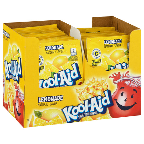 Kraft Kool Aid Lemonade Beverage, 0.23 Ounce -- 192 per case.