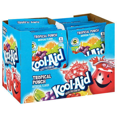 Kraft Kool Aid Tropical Punch Beverage, 0.16 Ounce -- 192 per case.