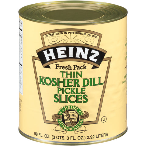 Heinz® PICKLE KOSHER DILL SLICES THIN 632700/78000974